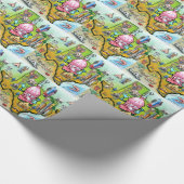 オースティンテキサス州マンガの地図 ラッピングペーパー (角)