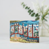 オースティンテキサス州ムラルウォール ポストカード (スタンド正面)