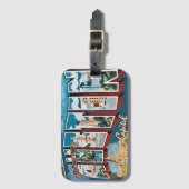 オースティンテキサス州ムラルウォール ラゲッジタグ (正面縦)