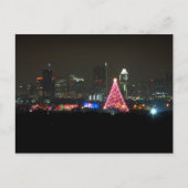 オースティンテキサス州ライツスカイラインのクリスマストレイル ポストカード (正面)