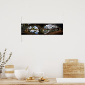 オースティンテキサス州ラディバードレイクトレイル歩行者専用橋 ポスター (キッチン)