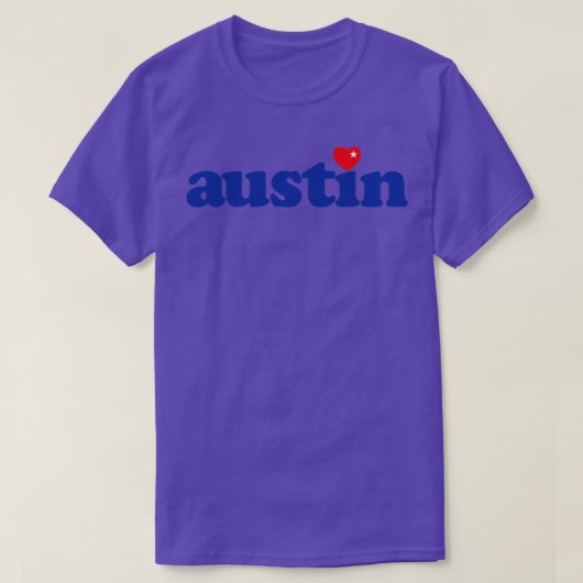 オースティンテキサス州ラブ Tシャツ (デザイン正面)
