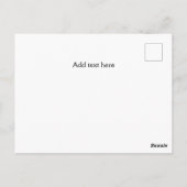 オースティンテキサス州レトロサンセットシティスケープ ポストカード (裏面)