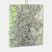 オースティンテキサス州ヴィンテージトポ セラミックオーナメント (右)