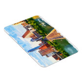 オースティンテキサス州ヴィンテージトラベルシティウォータカラー マグネット (右側)