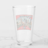 オースティンテキサス州ヴィンテージトラベルピントグラス タンブラーグラス (裏面)