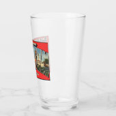 オースティンテキサス州ヴィンテージトラベルピントグラス タンブラーグラス (左)