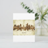 オースティンテキサス州市の町並み シーズンポストカード (スタンド正面)