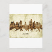 オースティンテキサス州市の町並み シーズンポストカード (正面)