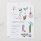 オースティンテキサス州結婚ズスイート 招待状 (正面)