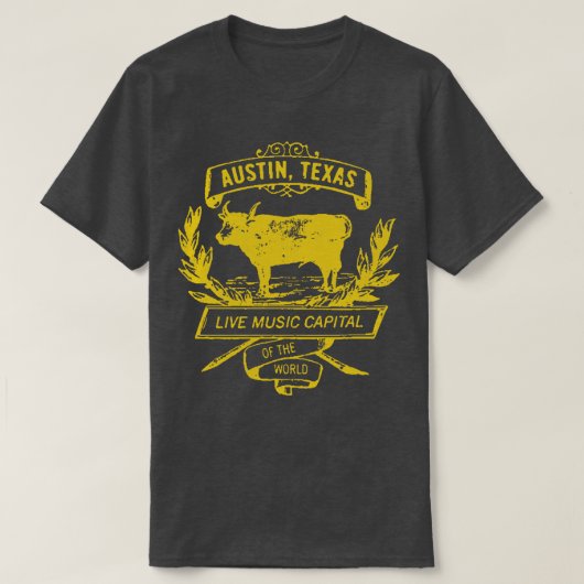 オースティンテキサス州1 Tシャツ (デザイン正面)