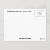 オースティンテキサス州 ポストカード (裏面)