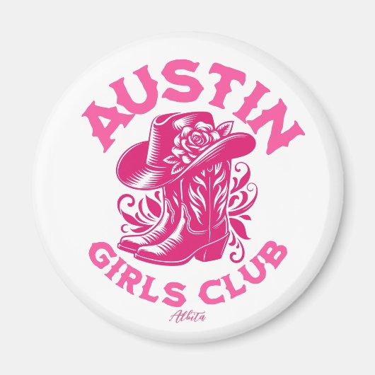 オースティンバチェロレッテ週末 マグネット (正面)