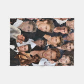 オースティンバトラー写真コラージュ フリースブランケット (正面(横))