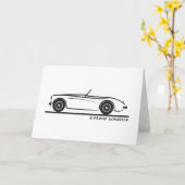 オースティンヒーリー100 カード (黄色い花)