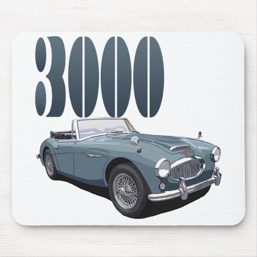オースティンヒーリー3000 マウスパッド (正面)