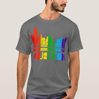 オースティンプライドオースティンLGBTギフトLGBTQサポーターTee Tシャツ