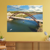 オースティンペニーバックアーブリッジ キャンバスプリント (インサイチュ (リビング))