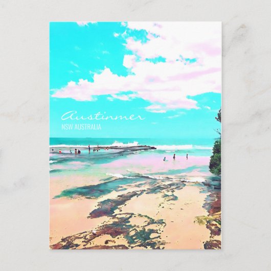 オースティンマービーチ NSW サウスコースト ポストカード (正面)