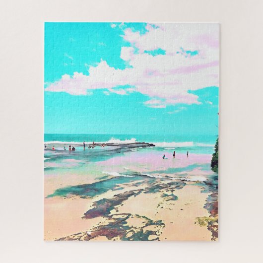 オースティンマービーチNSWサウスコースト ジグソーパズル (縦)