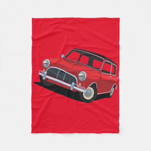 オースティンミニ フリースブランケット (正面)