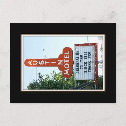 オースティンモーテル – ポストカード (正面)