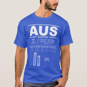 オースティン国際空港 AUS Tシャツ (正面)