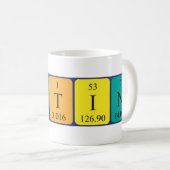 オースティン定期テーブル名mag コーヒーマグカップ (正面右)