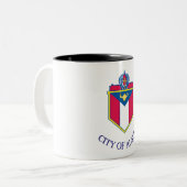 オースティン市旗 ツートーンマグカップ (正面左)