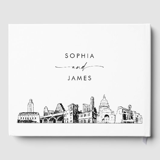 オースティン結婚スカイラインズゲストブック ゲストブック (裏面)