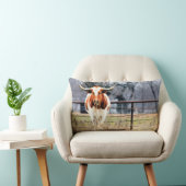 オースティン長角牛のLumbarの枕 ランバークッション (椅子)