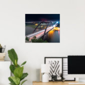 オースティン360ペニーバックアーブリッジアットナイト ポスター (ホームオフィス)