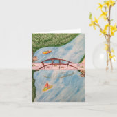 オースティン360橋 カード (黄色い花)