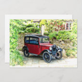 オースティン7の招待状カード 招待状 (正面/裏面)