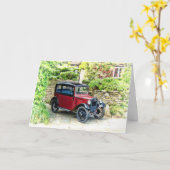 オースティン7グリーティングカード カード (黄色い花)