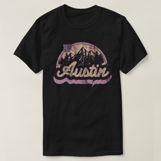 オースティン, アーカンソー州 Tシャツ (デザイン正面)