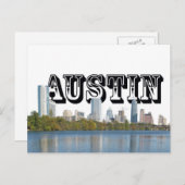 オースティン テキサス州のスカイライン（オースティン在天際） ポストカード (正面/裏面)