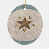 オースティン、テキサス州州キャピトルセラミックオーナメント セラミックオーナメント (左)