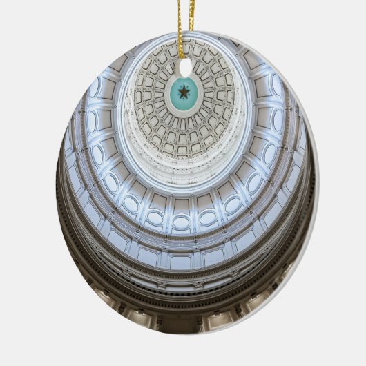 オースティン、テキサス州州キャピトル セラミックオーナメント (左)