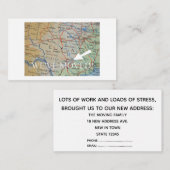 オースティン、テキサス州引っ越しました新しいアドレスカード エンクロージャーカード (正面/裏面)