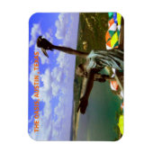 オースティン・テキサス州・オアシスの磁石 マグネット (縦)