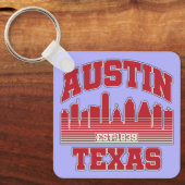オースティン、テキサス州 キーホルダー (正面)