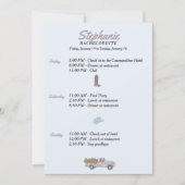 オースティン テキサス バチェロレッテ イテリナリー 招待状 (正面)