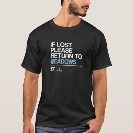 オースティン・メドウズ フロリダ ベースボールが行方不明 Tシャツ (正面)