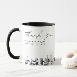 オースティン 結婚式 オーダーメイド パーソナライズ コーヒーマグ マグカップ