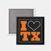 オースティン(TX)サッカーウォッチパーティー冷蔵庫 マグネット (正面/裏面)