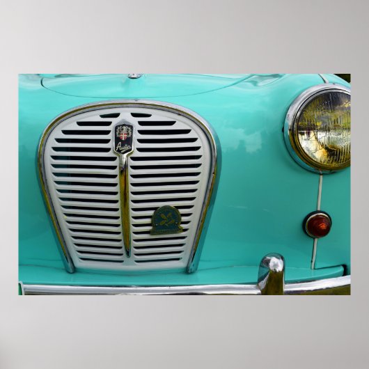 オースティンA 35.ヴィンテージ車 ポスター (正面)