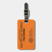 オースティンCISV荷物タグの制限 ラゲッジタグ (正面縦)