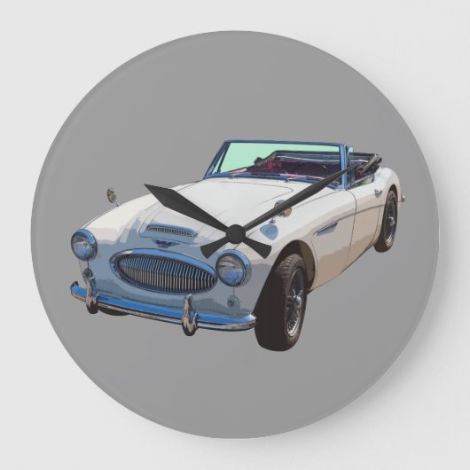オースティンHealey 300のスポーツ・カー ラージ壁時計 (正面)
