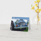 オースティンHealey 3000 カード (黄色い花)